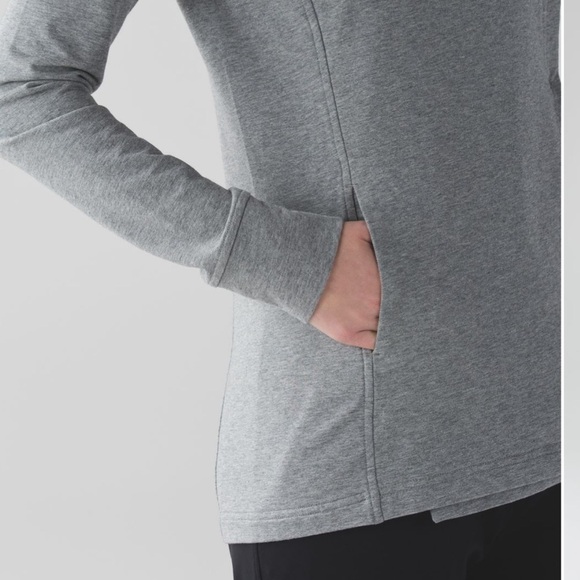 Lululemon Coast Wrap II In Heathered Medium Grey Size 2 - Picture 3 of 13